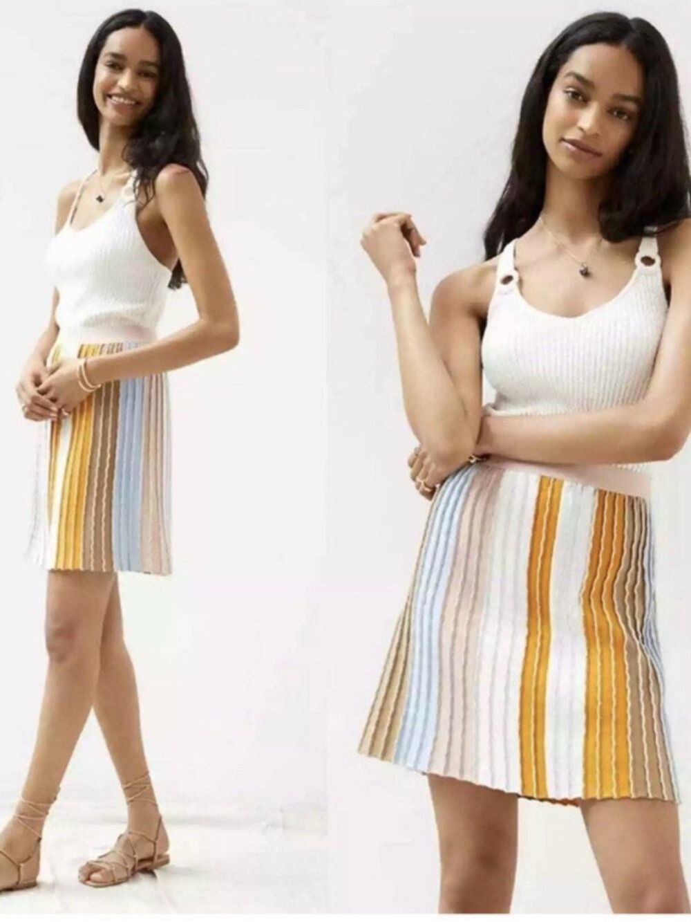 Eva Franco x Anthropologie Knit Mini Skirt  XS